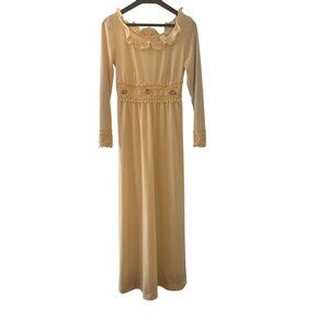cream midi dress Peaches & Cream Midi Dress Large